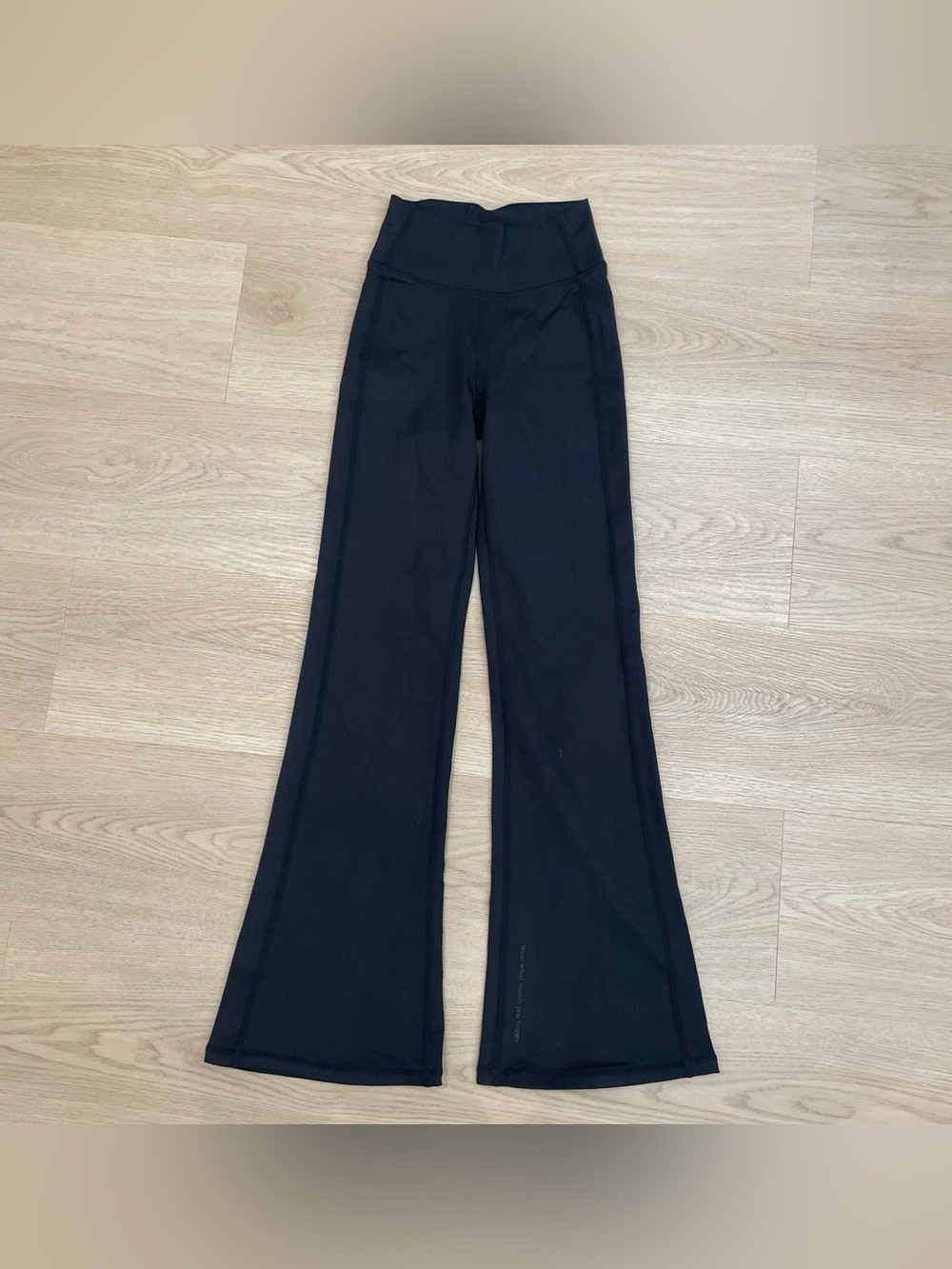 Terez Black Flared Kids Leggings